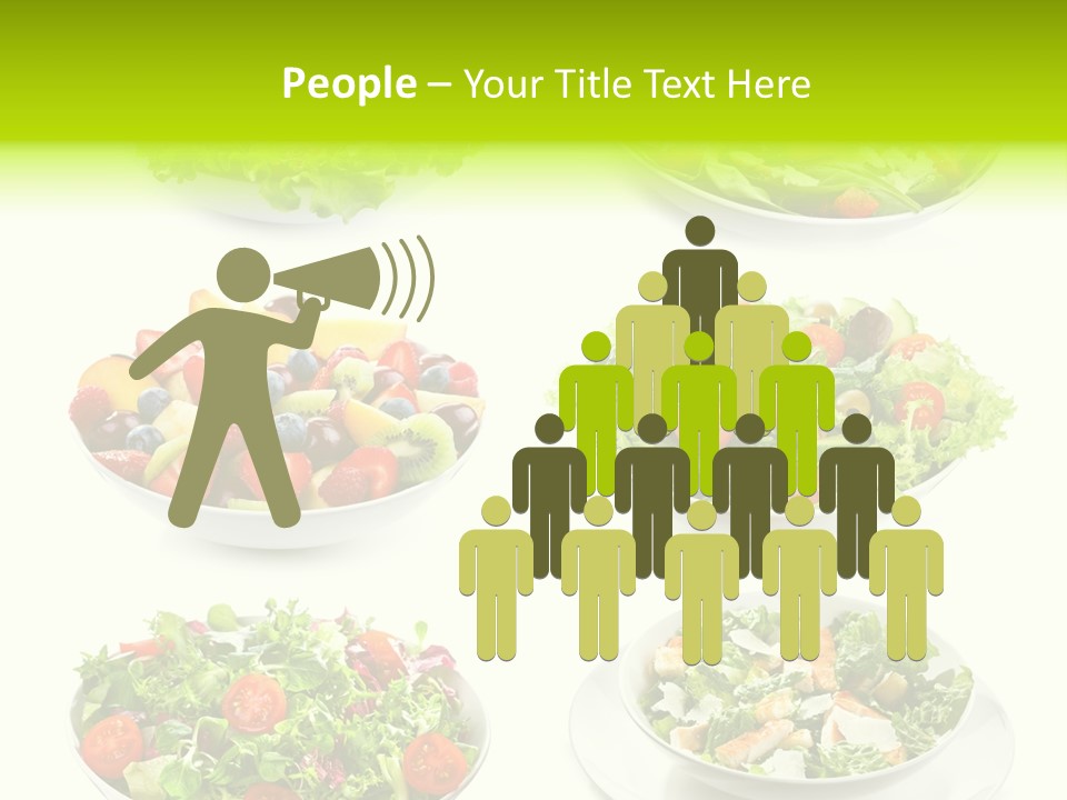 Olive Appetizing White PowerPoint Template