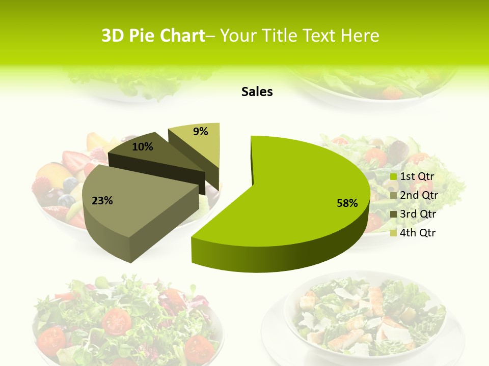 Olive Appetizing White PowerPoint Template