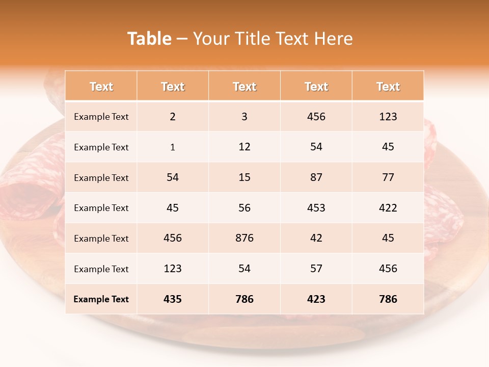Spuntino Merenda Veneto Tipico PowerPoint Template