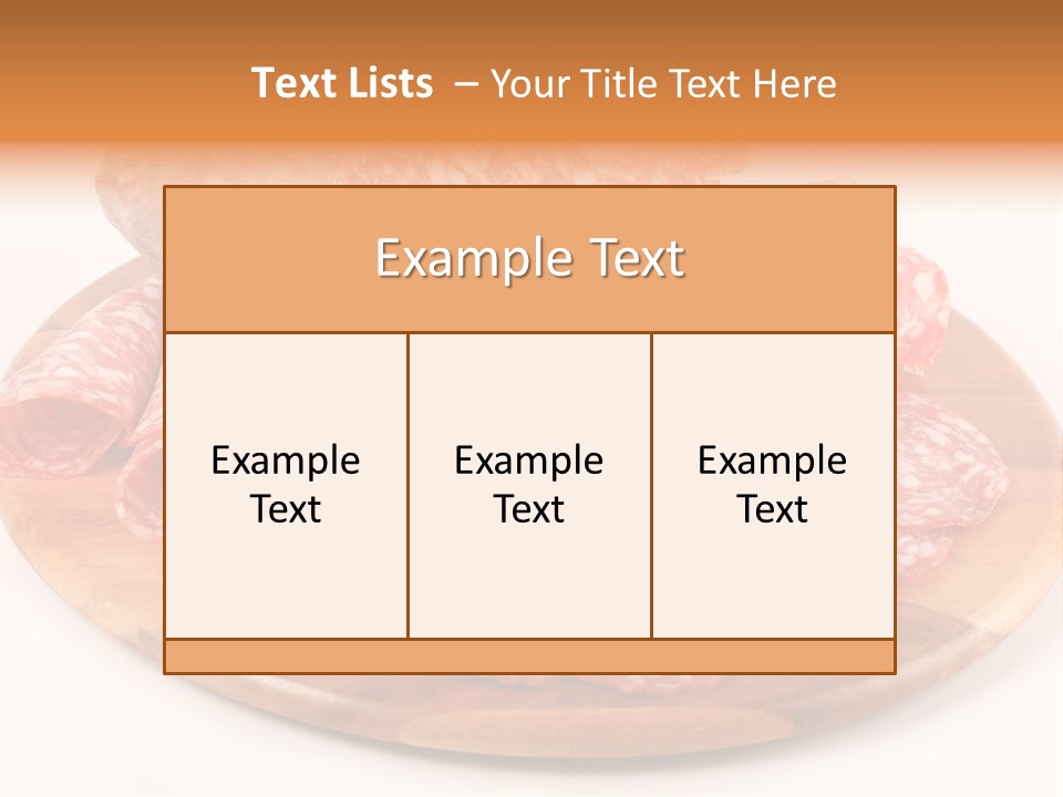 Spuntino Merenda Veneto Tipico PowerPoint Template