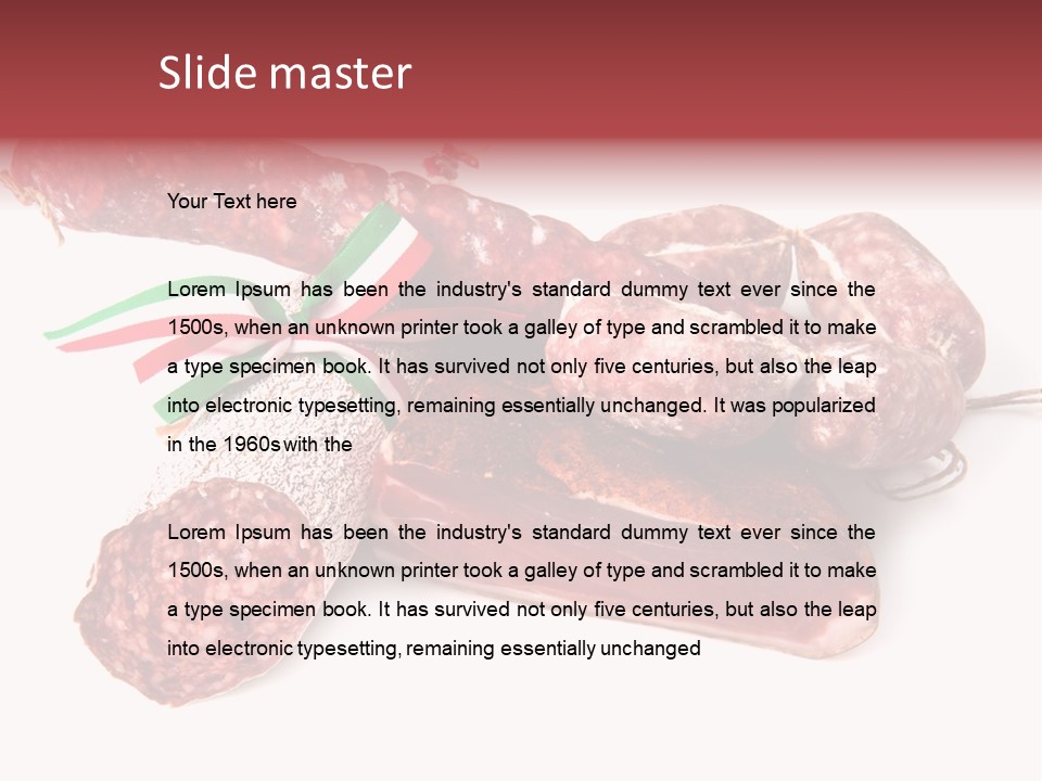 Detail Fixings Savory PowerPoint Template