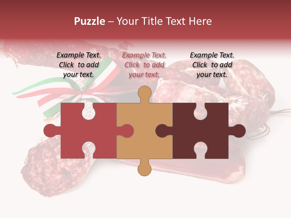 Detail Fixings Savory PowerPoint Template