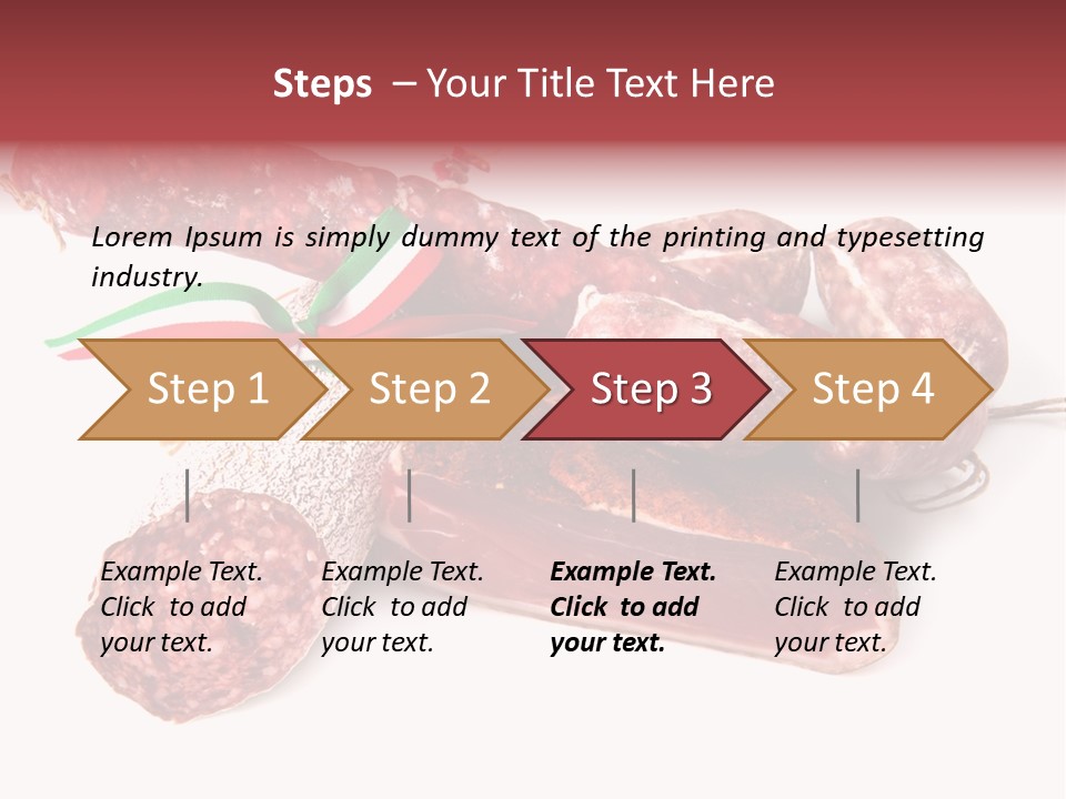Detail Fixings Savory PowerPoint Template