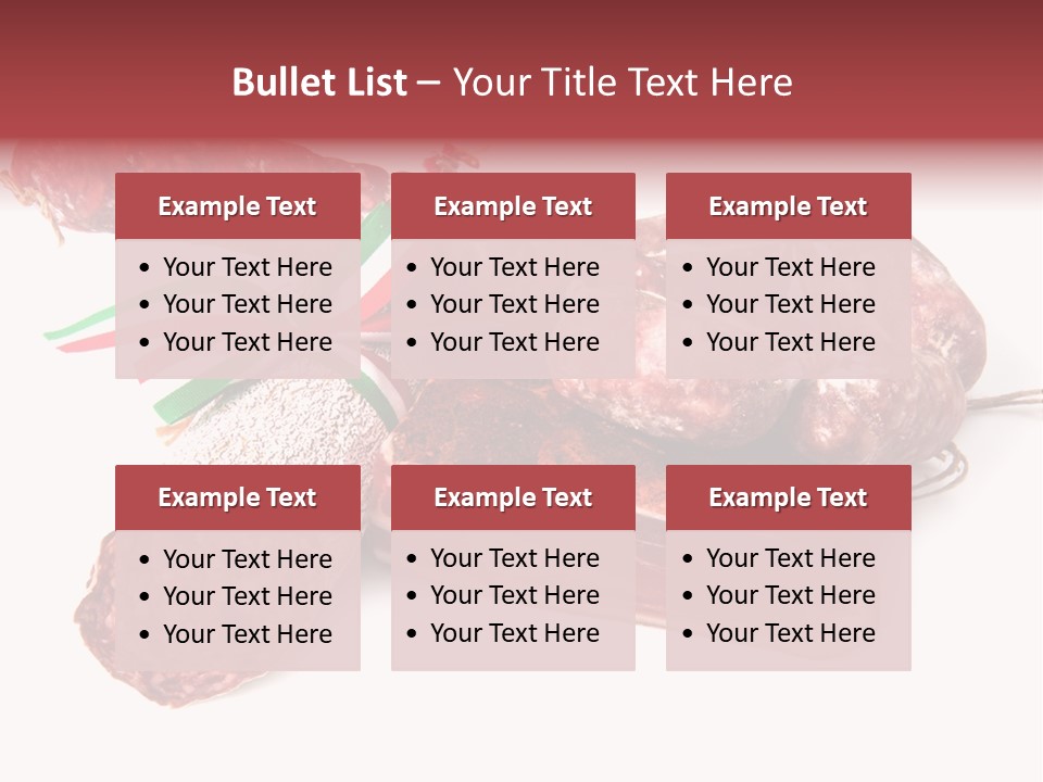 Detail Fixings Savory PowerPoint Template