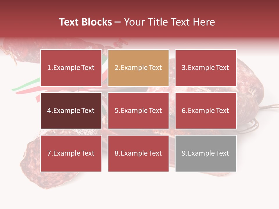 Detail Fixings Savory PowerPoint Template