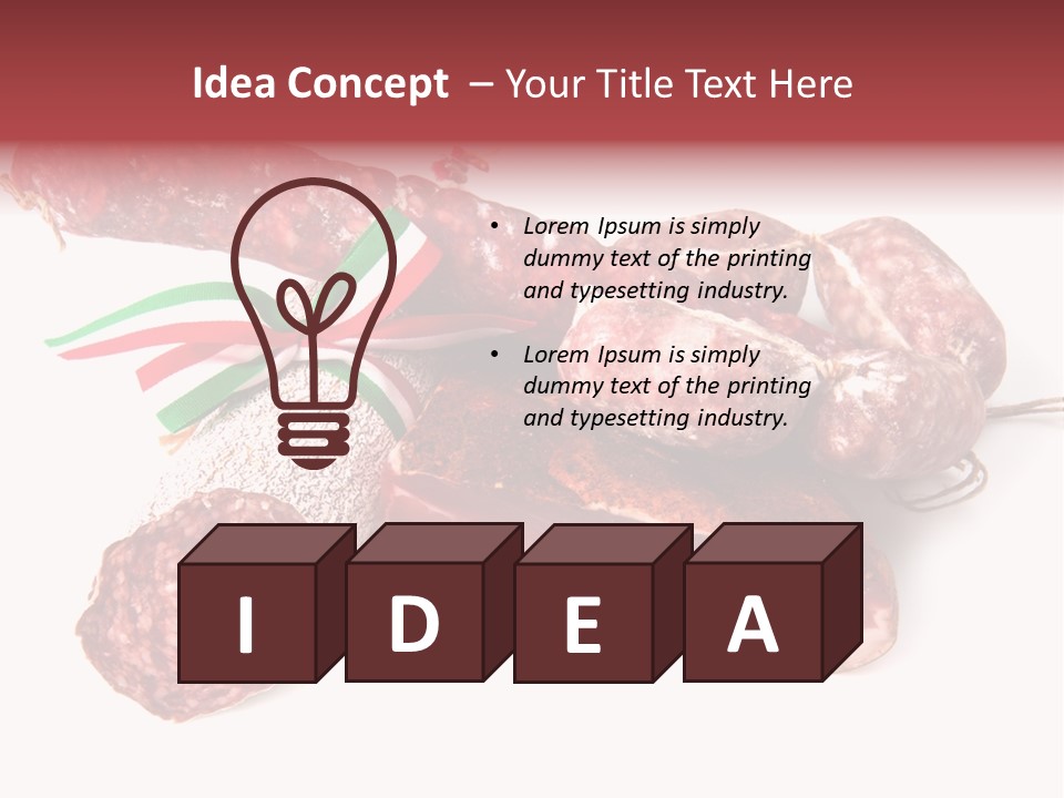 Detail Fixings Savory PowerPoint Template