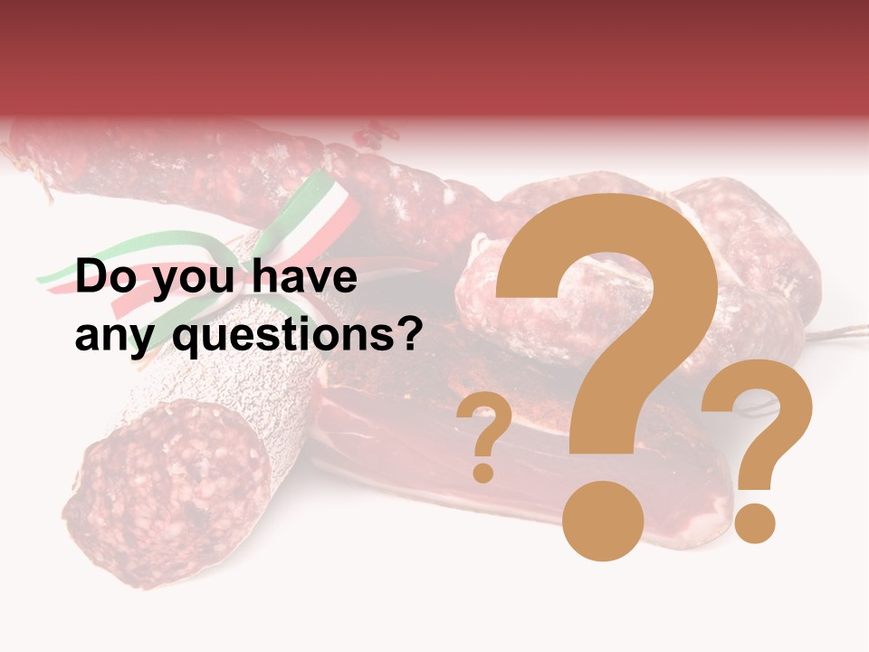 Detail Fixings Savory PowerPoint Template