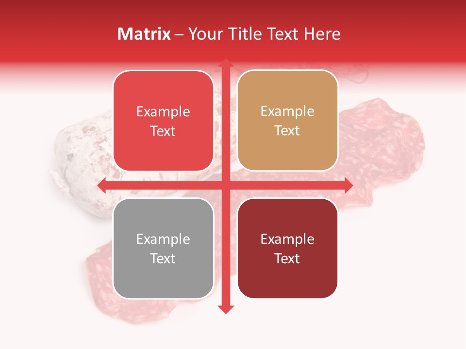 Maiale Felino Crudo PowerPoint Template