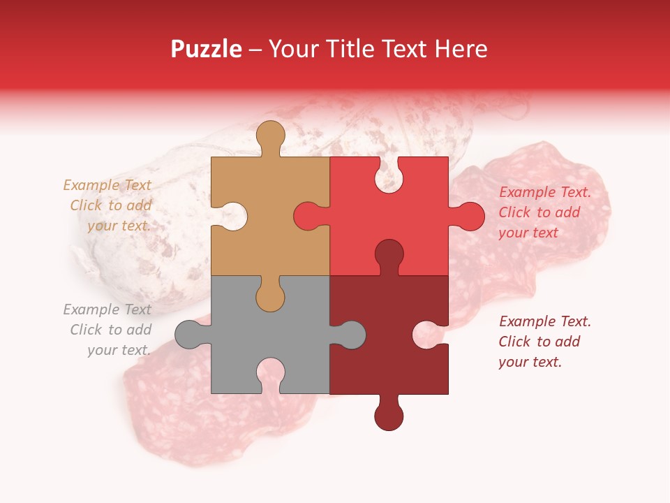 Maiale Felino Crudo PowerPoint Template