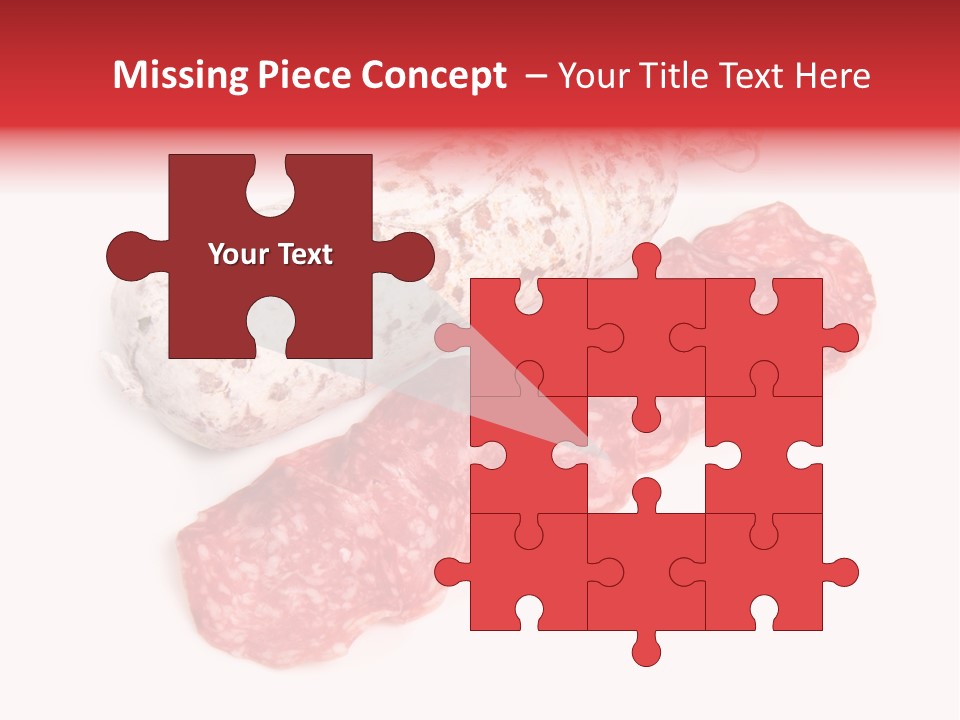 Maiale Felino Crudo PowerPoint Template