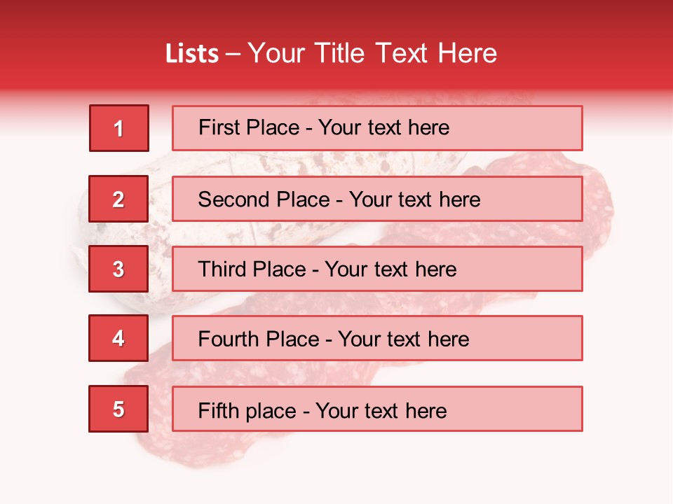 Maiale Felino Crudo PowerPoint Template