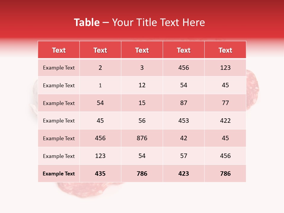 Maiale Felino Crudo PowerPoint Template