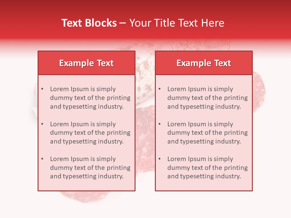 Maiale Felino Crudo PowerPoint Template