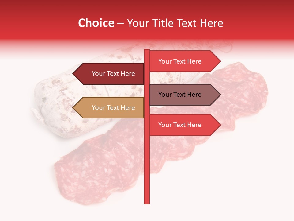 Maiale Felino Crudo PowerPoint Template