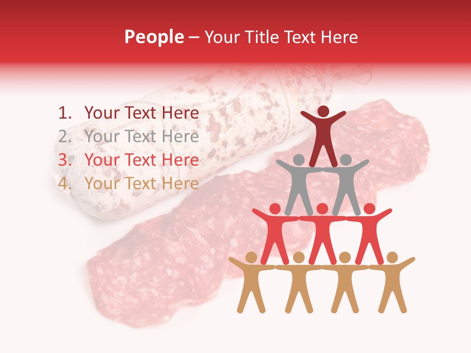 Maiale Felino Crudo PowerPoint Template