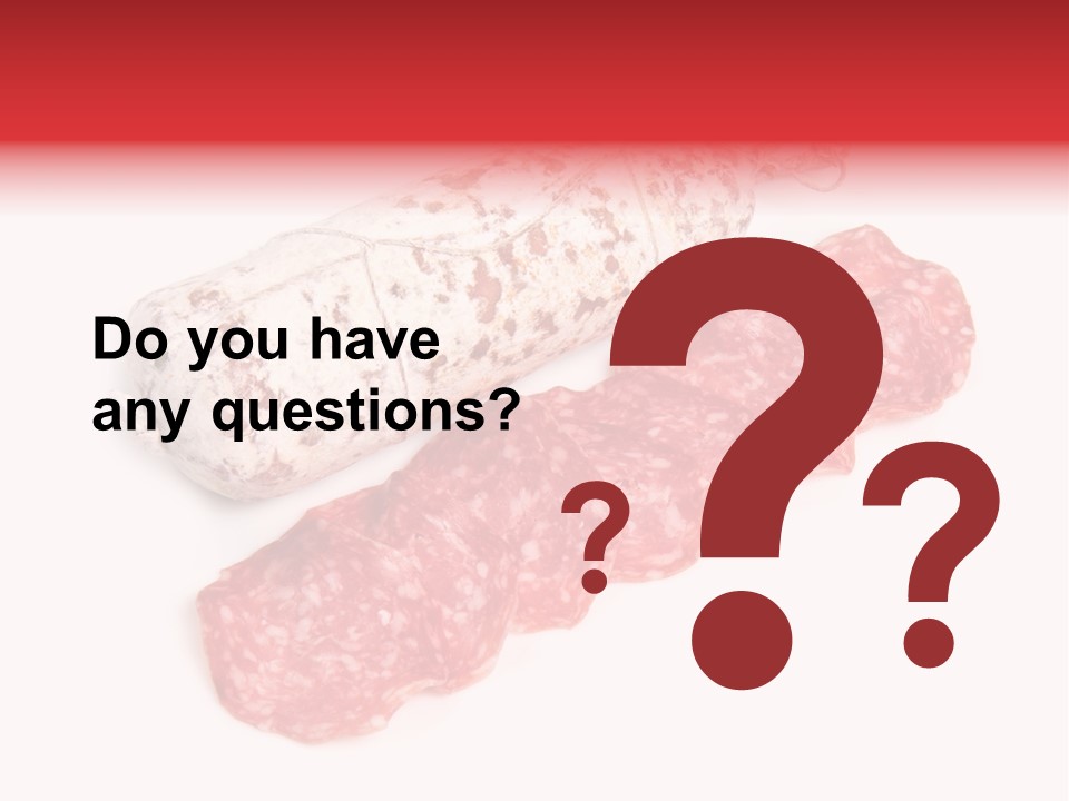 Maiale Felino Crudo PowerPoint Template