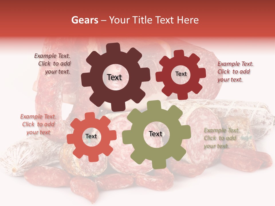 Salame Ristorante Fattoria PowerPoint Template