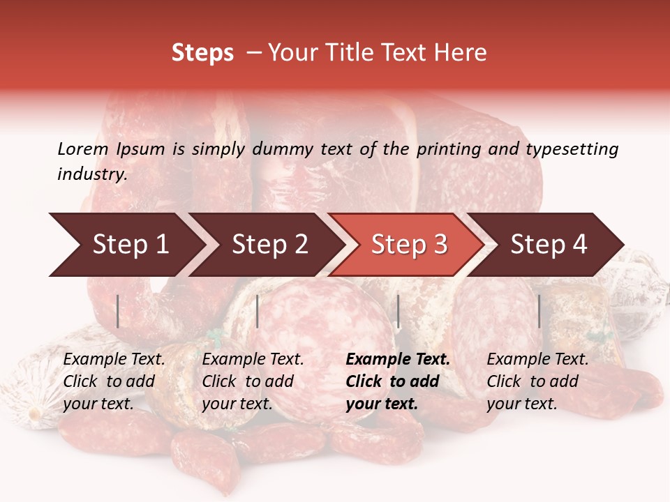 Salame Ristorante Fattoria PowerPoint Template