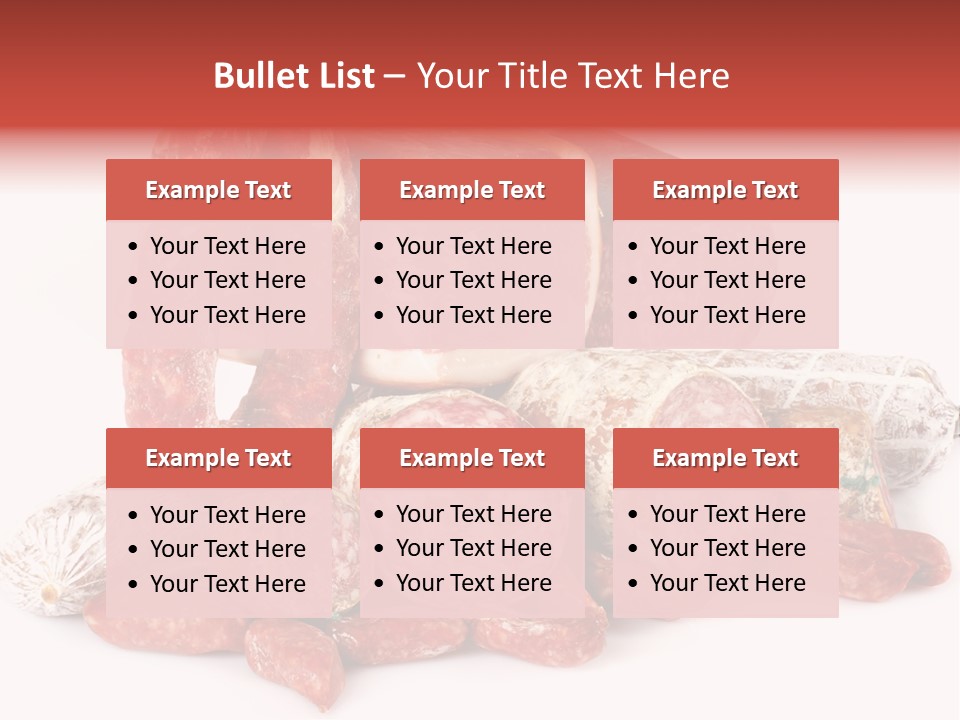 Salame Ristorante Fattoria PowerPoint Template