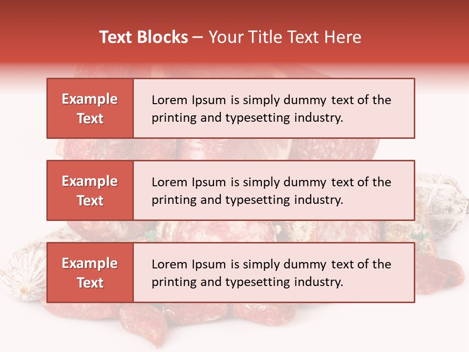 Salame Ristorante Fattoria PowerPoint Template