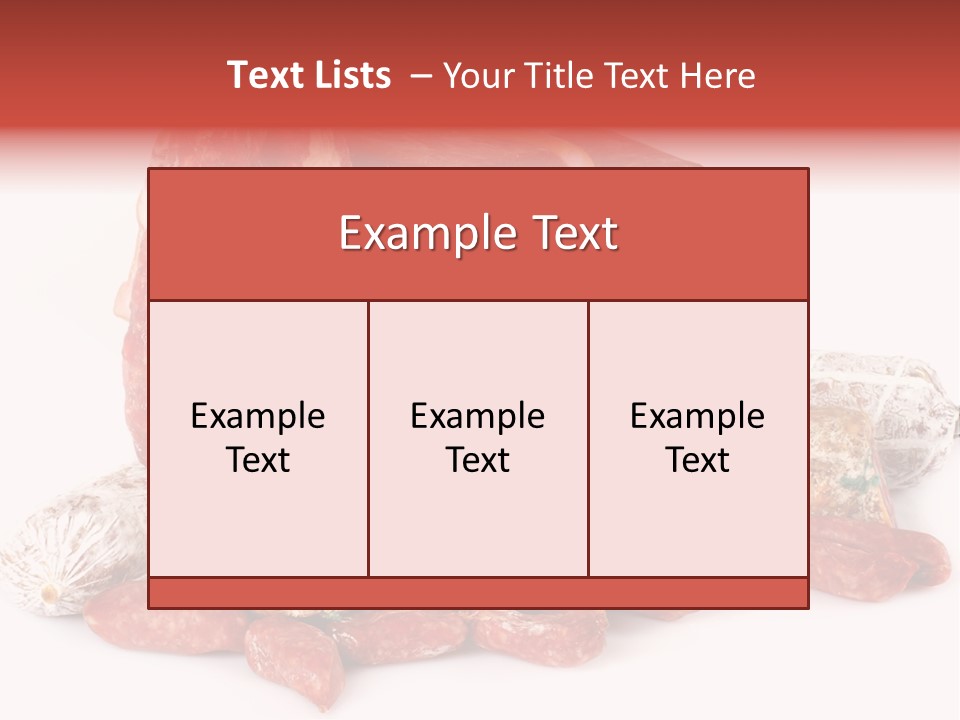 Salame Ristorante Fattoria PowerPoint Template