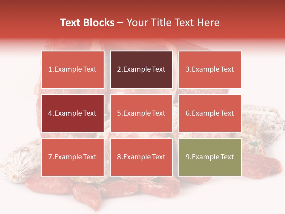 Salame Ristorante Fattoria PowerPoint Template