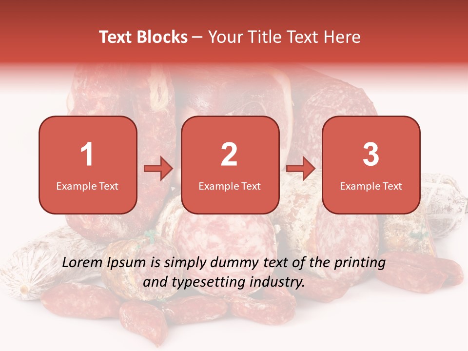 Salame Ristorante Fattoria PowerPoint Template