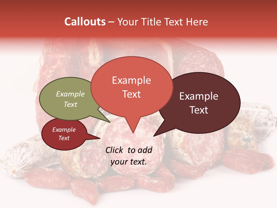 Salame Ristorante Fattoria PowerPoint Template