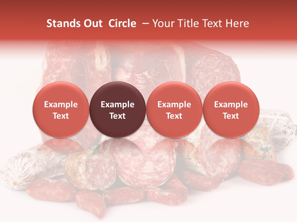 Salame Ristorante Fattoria PowerPoint Template