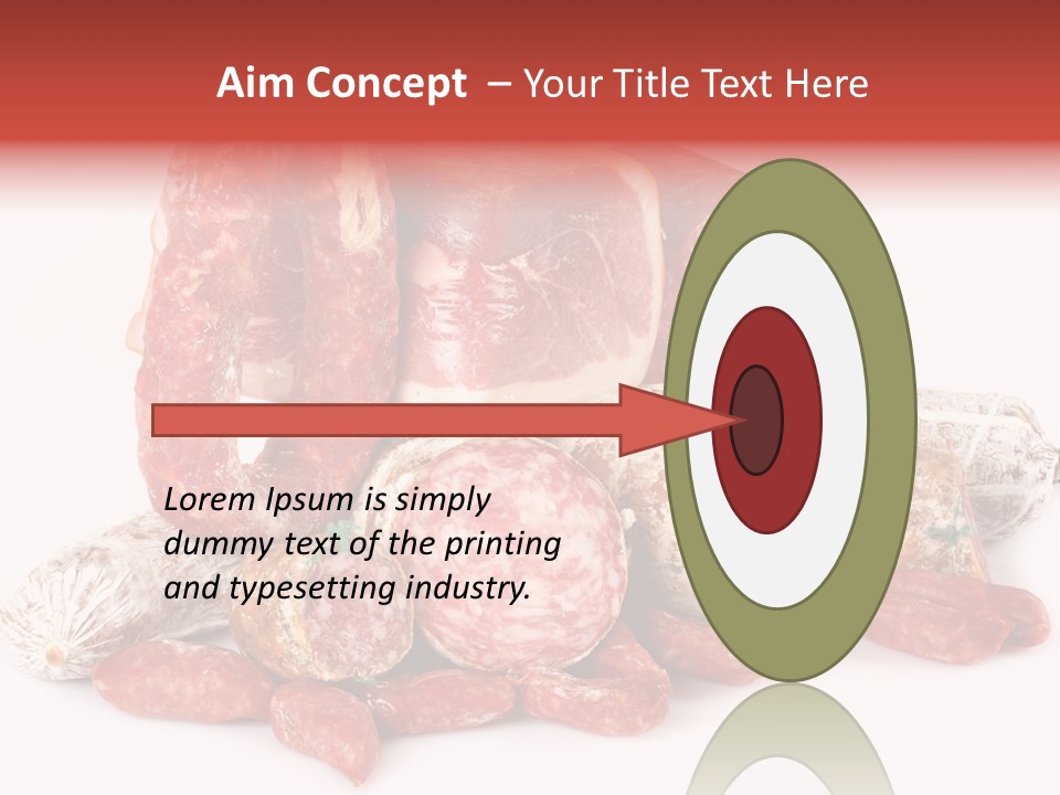 Salame Ristorante Fattoria PowerPoint Template