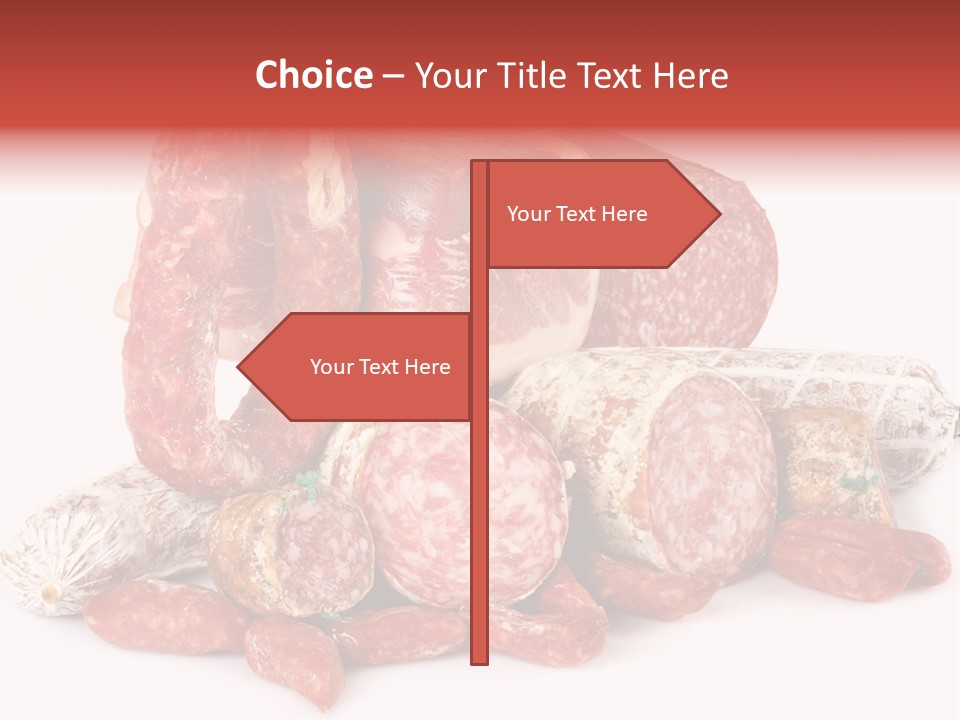 Salame Ristorante Fattoria PowerPoint Template