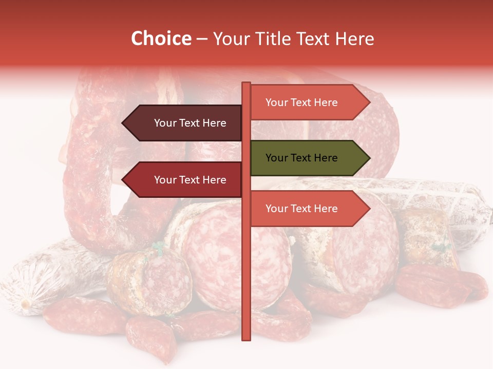 Salame Ristorante Fattoria PowerPoint Template