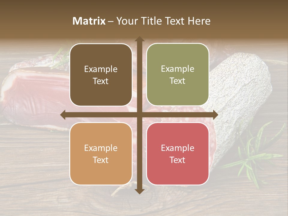 Bone Pork Various PowerPoint Template