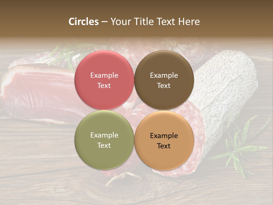 Bone Pork Various PowerPoint Template