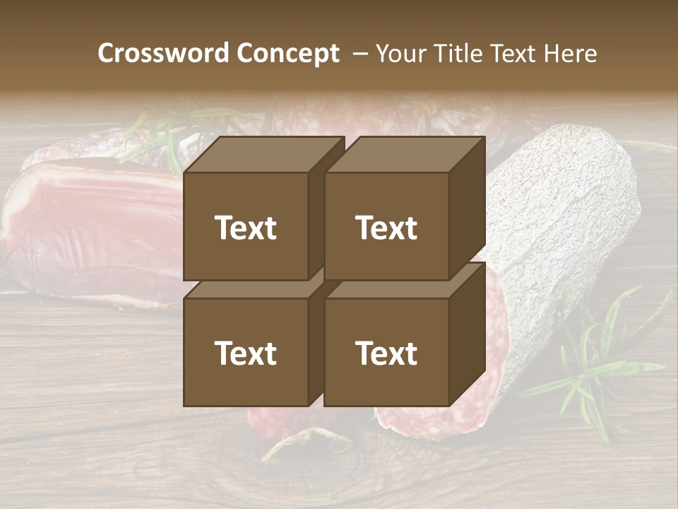 Bone Pork Various PowerPoint Template