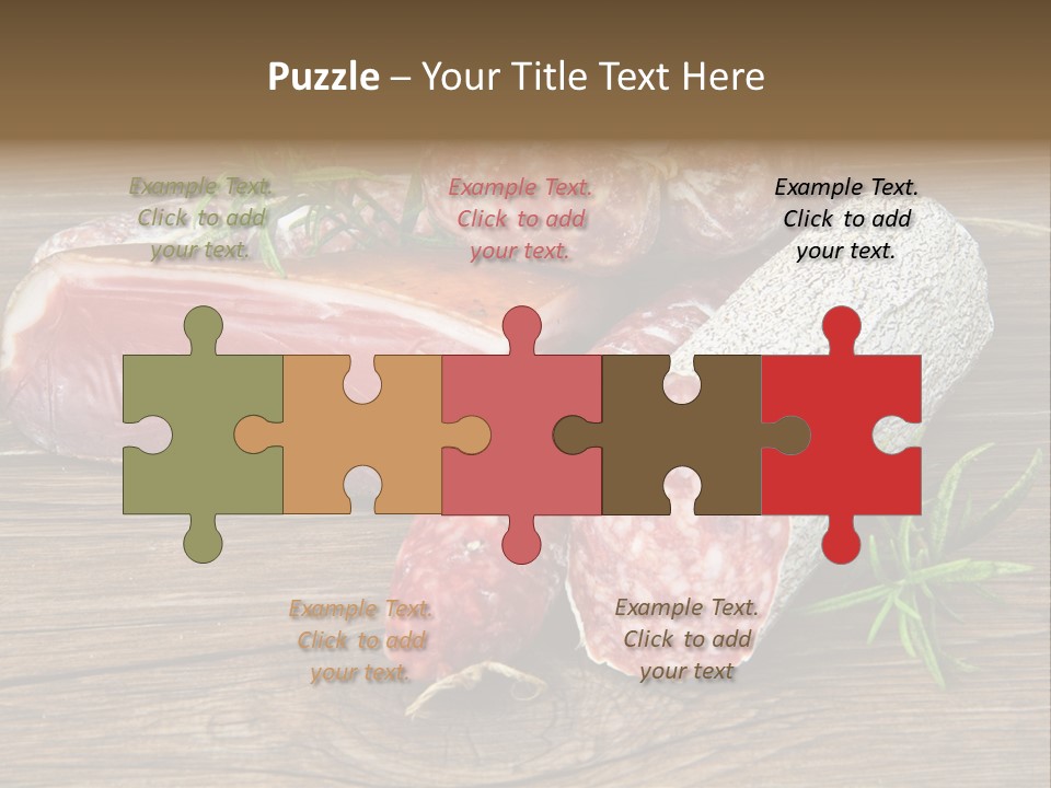 Bone Pork Various PowerPoint Template