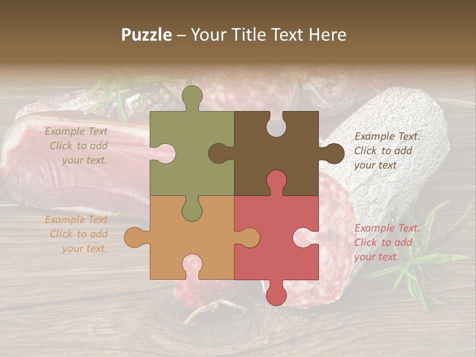 Bone Pork Various PowerPoint Template