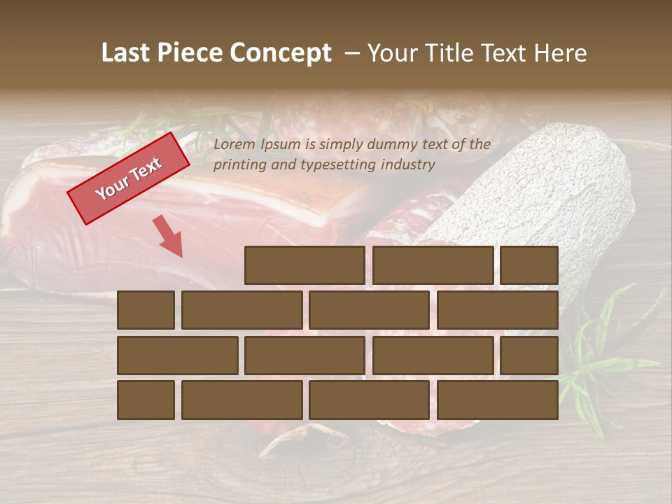 Bone Pork Various PowerPoint Template