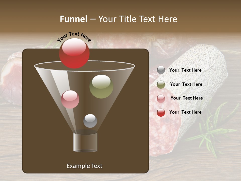 Bone Pork Various PowerPoint Template