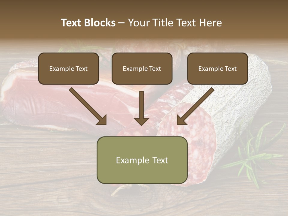 Bone Pork Various PowerPoint Template