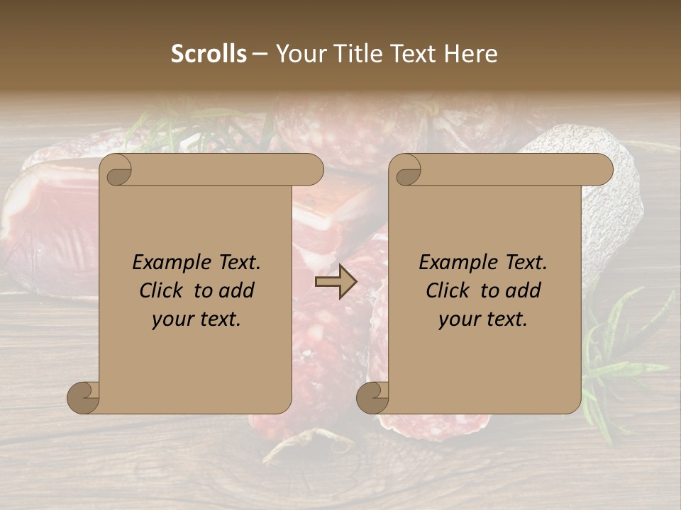 Bone Pork Various PowerPoint Template
