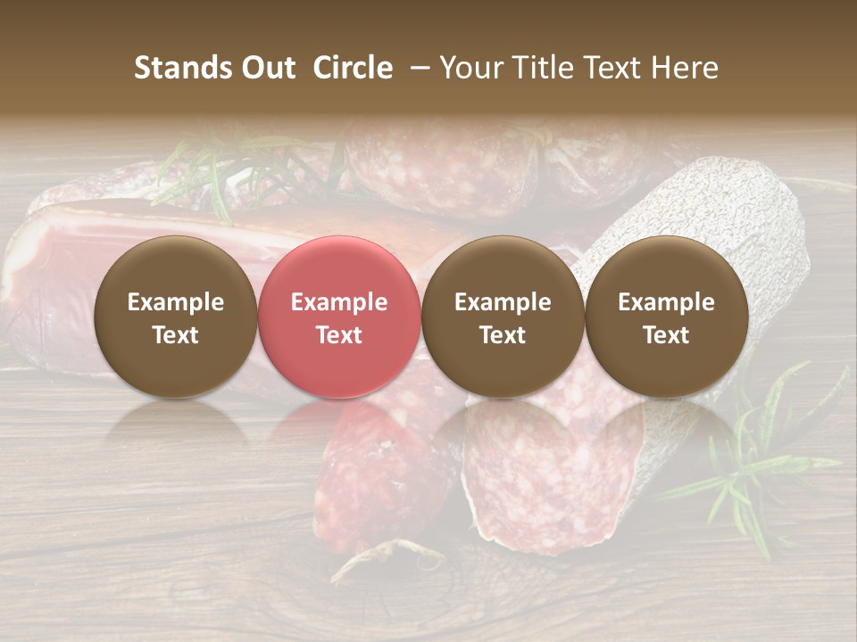 Bone Pork Various PowerPoint Template