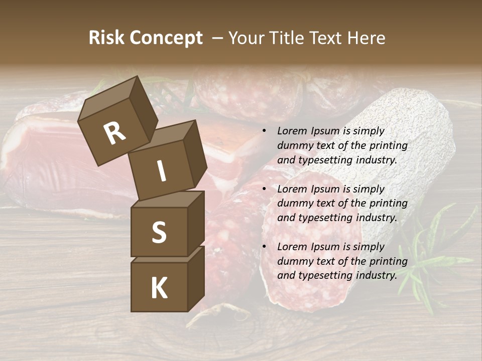 Bone Pork Various PowerPoint Template