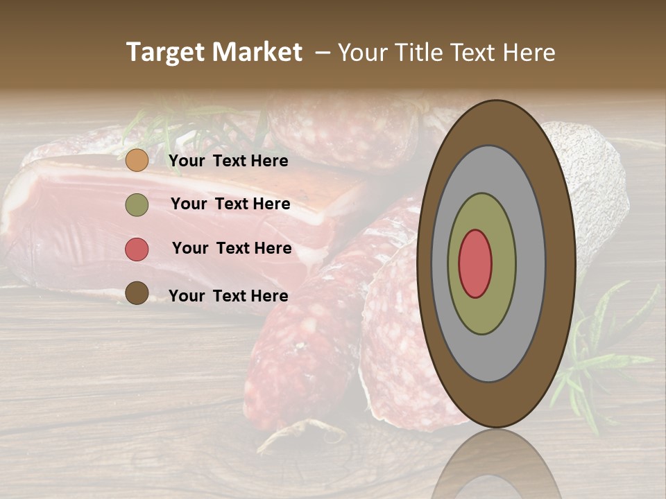 Bone Pork Various PowerPoint Template