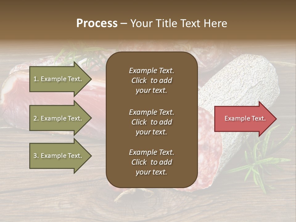 Bone Pork Various PowerPoint Template