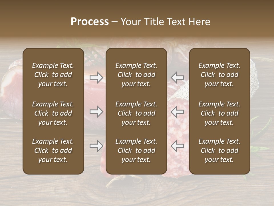 Bone Pork Various PowerPoint Template
