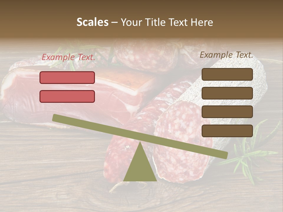 Bone Pork Various PowerPoint Template