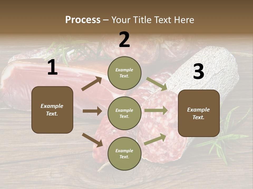 Bone Pork Various PowerPoint Template