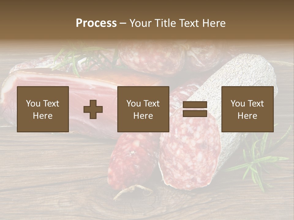 Bone Pork Various PowerPoint Template