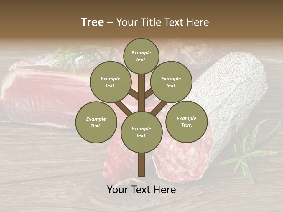 Bone Pork Various PowerPoint Template